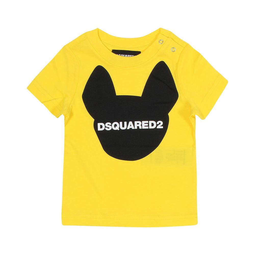 dsquared t-shirt dsquared. giallo
