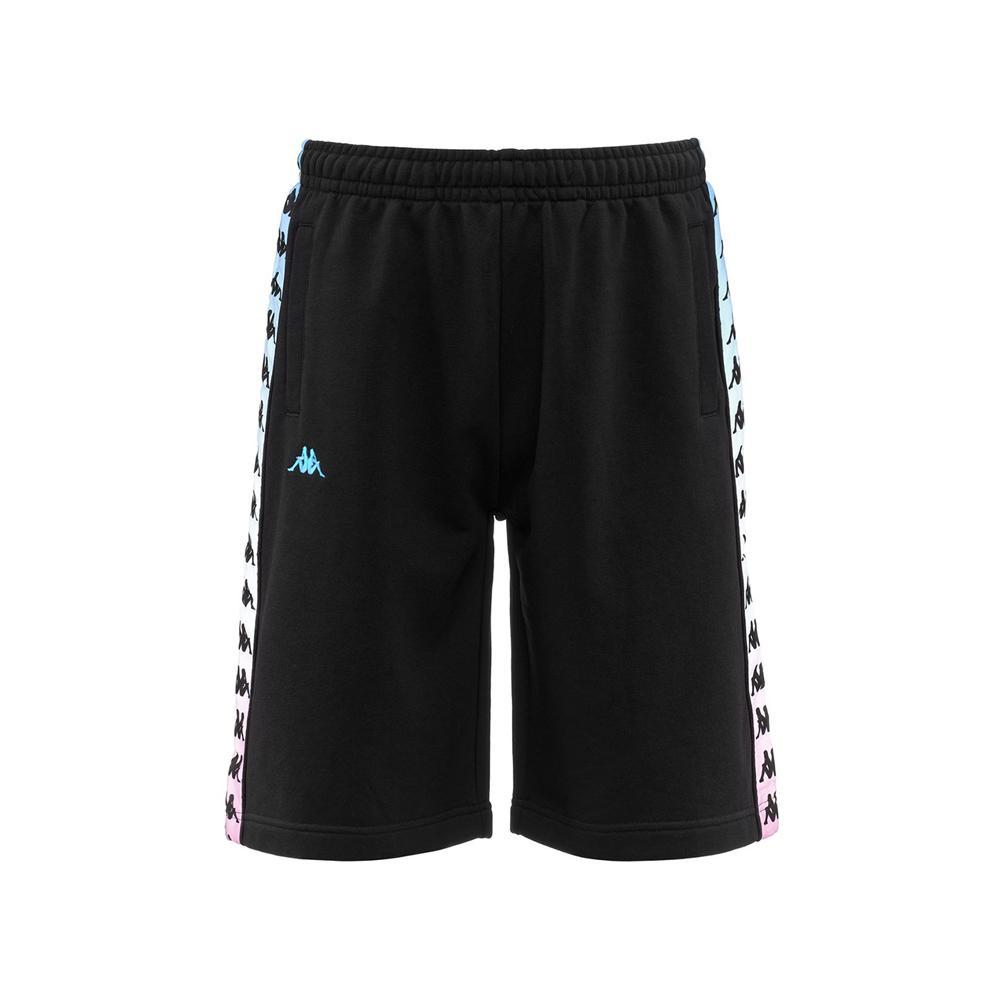 Bermuda kappa. nero/turchese/fucsia