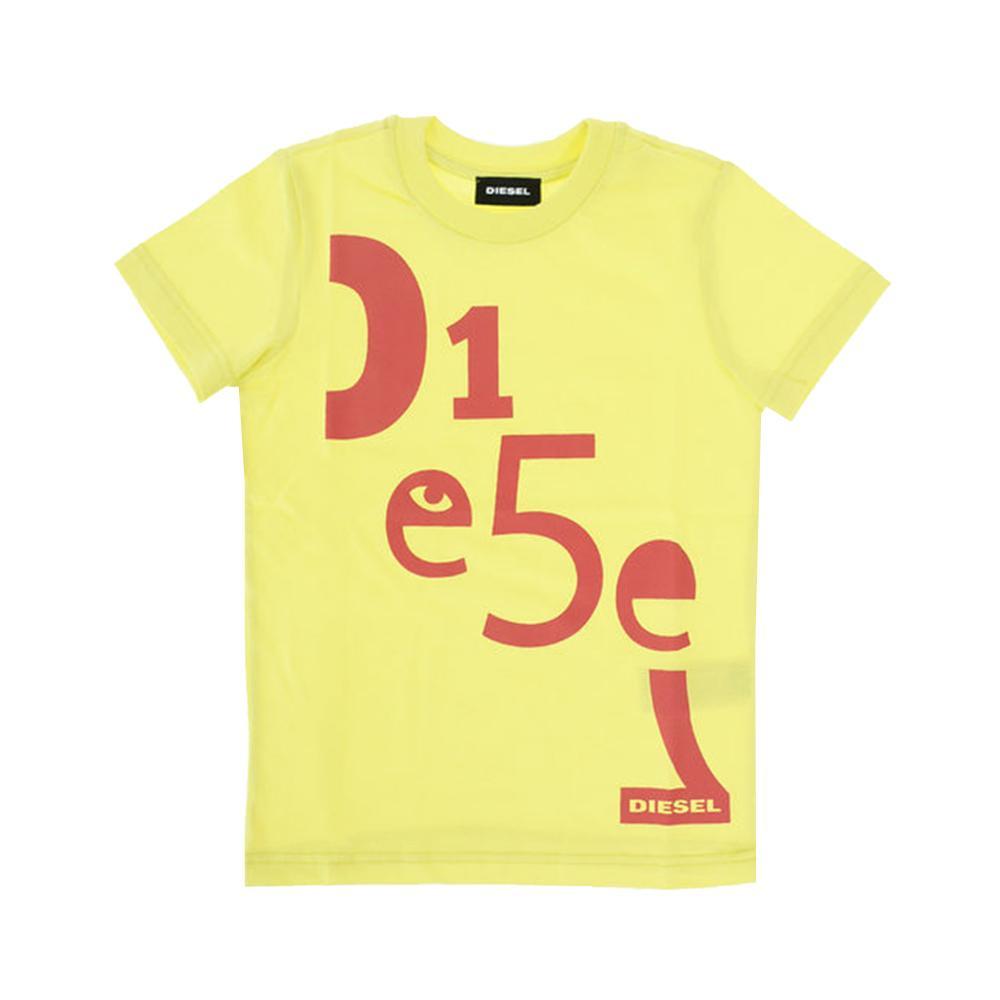 diesel t-shirt diesel. giallo