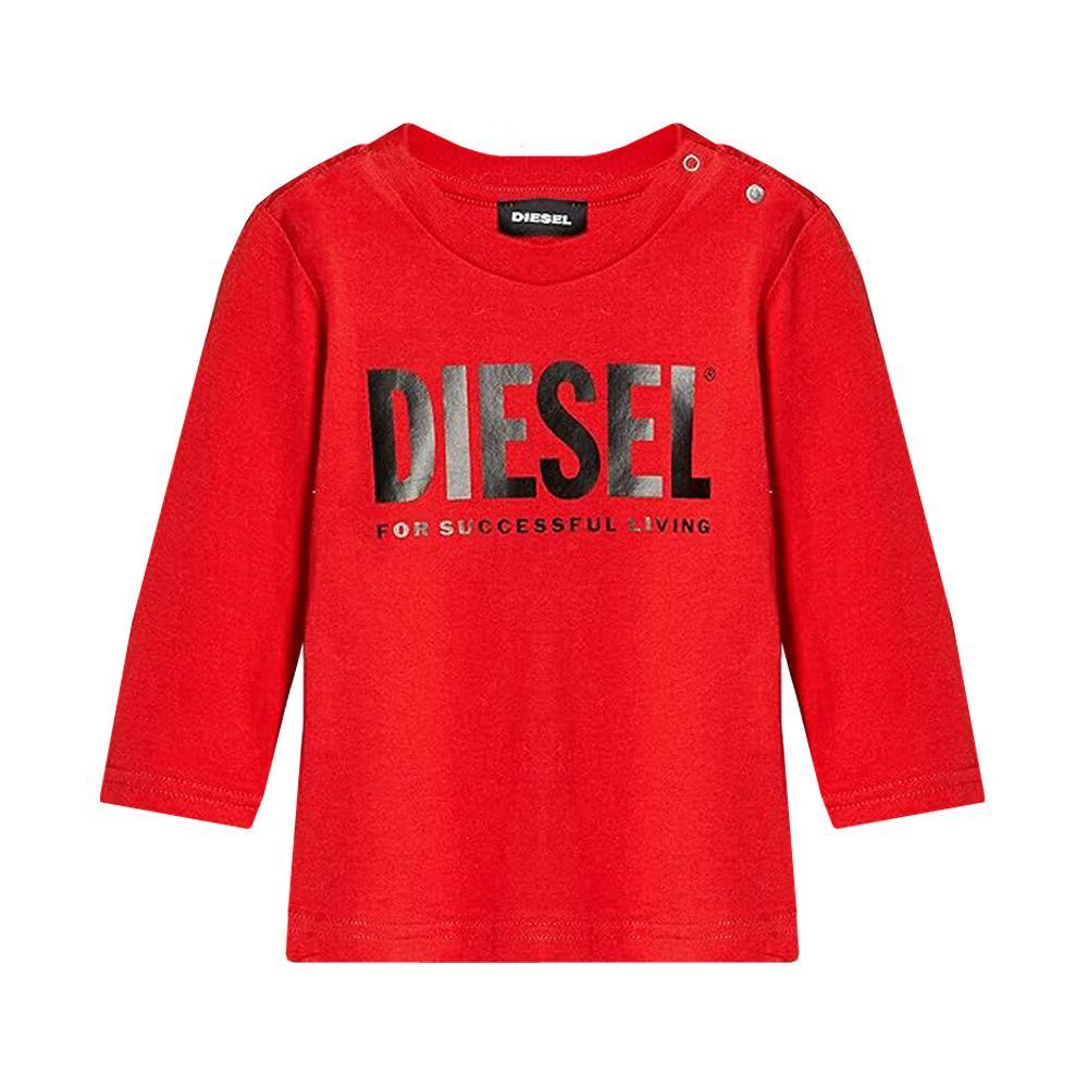 diesel t-shirt diesel. rosso