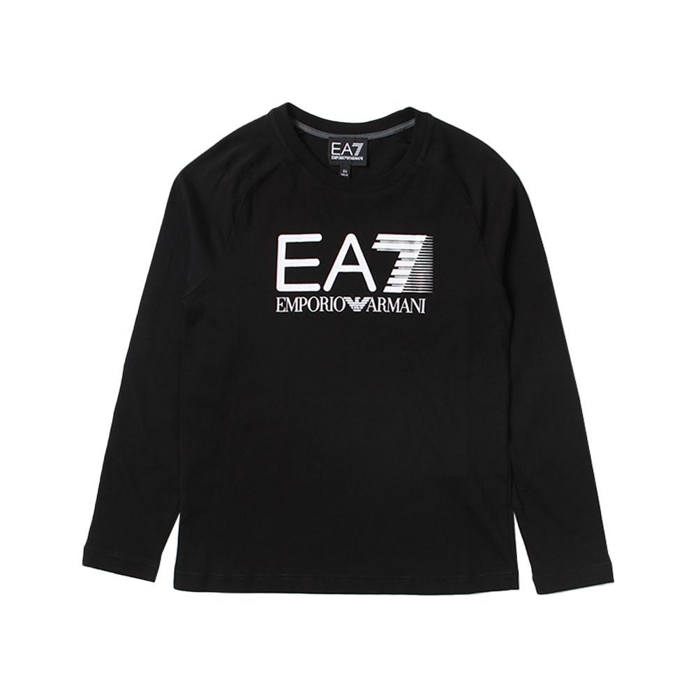 ea7 t-shirt ea7. nero/bianco