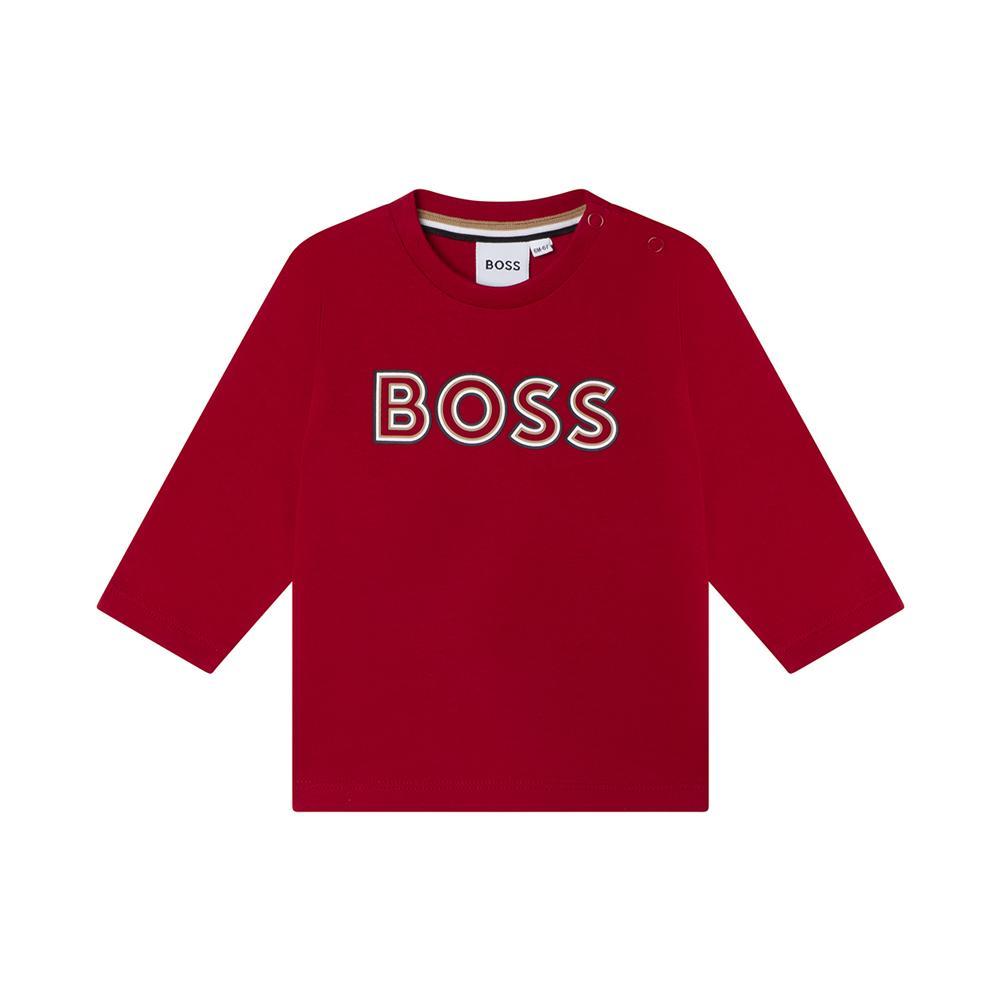 hugo boss t-shirt hugo boss. rosso