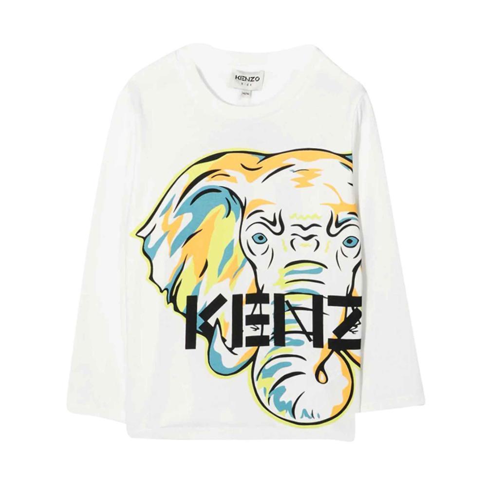 kenzo t-shirt kenzo. bianco