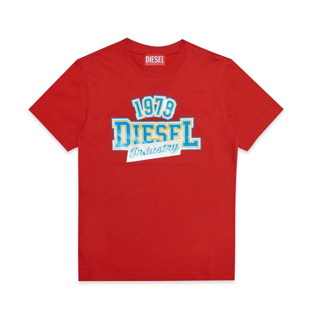 diesel t-shirt diesel. rosso