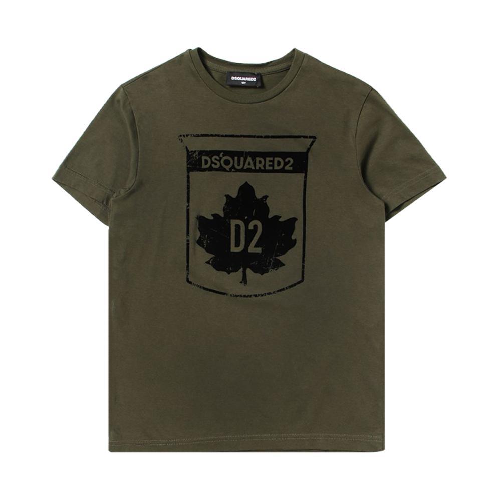 dsquared t-shirt dsquared. verde militare