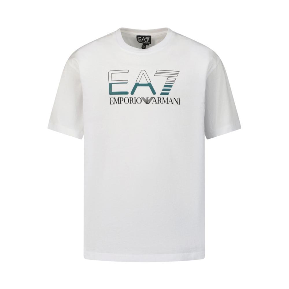 ea7 t-shirt ea7. bianco