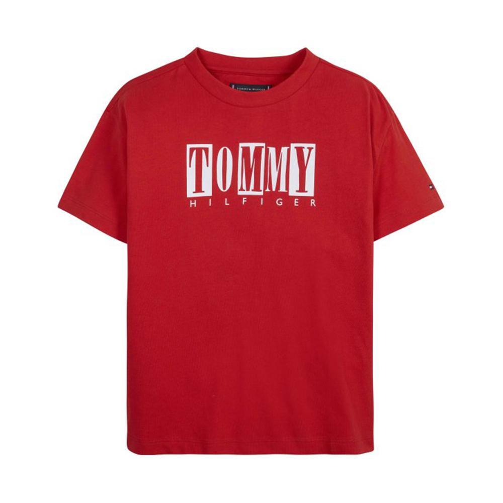 tommy hilfiger t-shirt tommy hilfiger. rosso