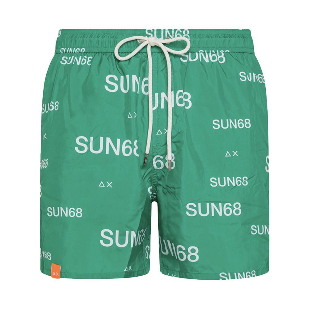 sun68 boxer mare sun68. verde/bianco