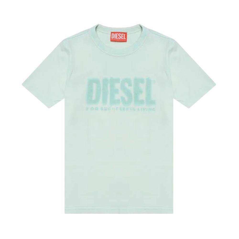 diesel t-shirt diesel. verde acqua