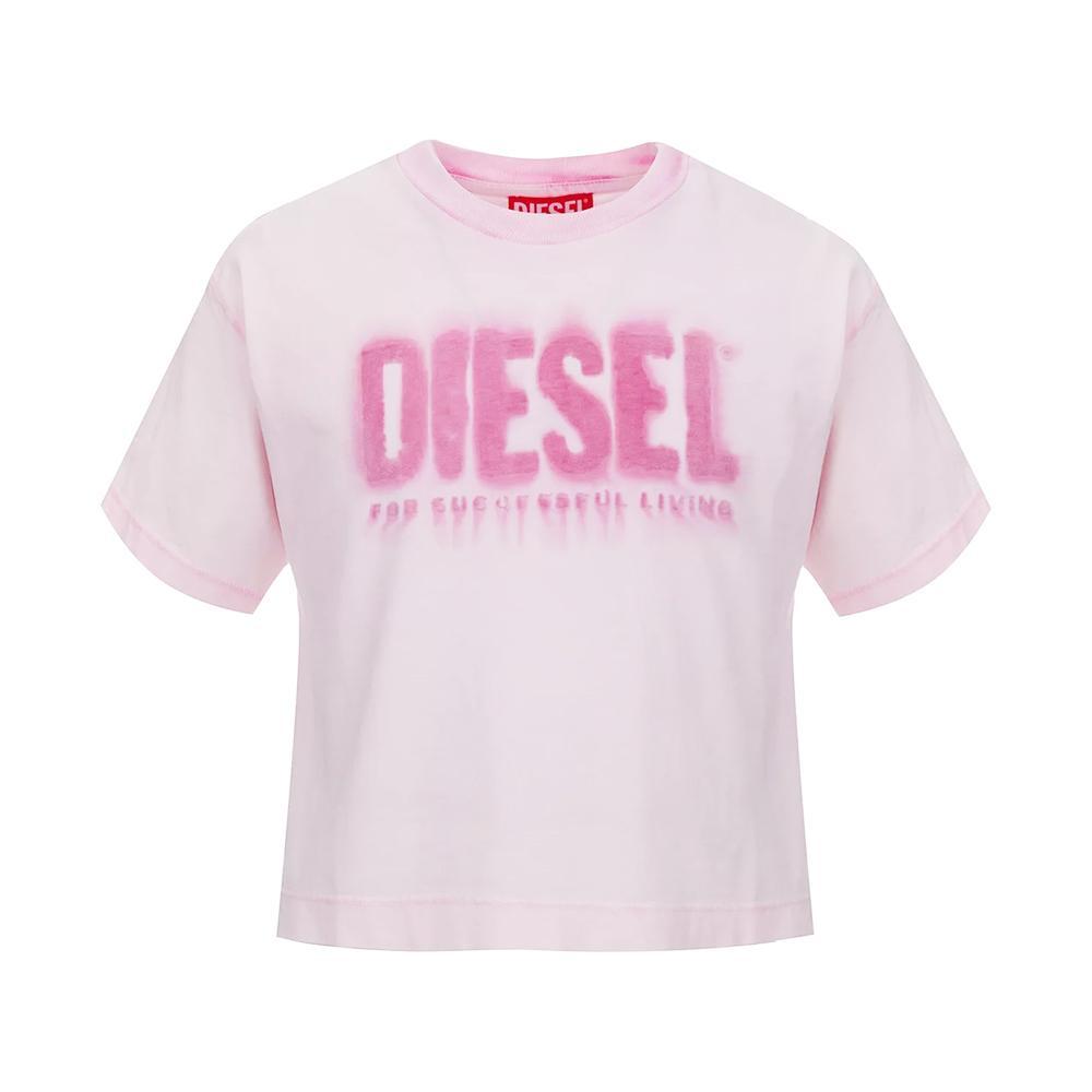 diesel t-shirt diesel. rosa