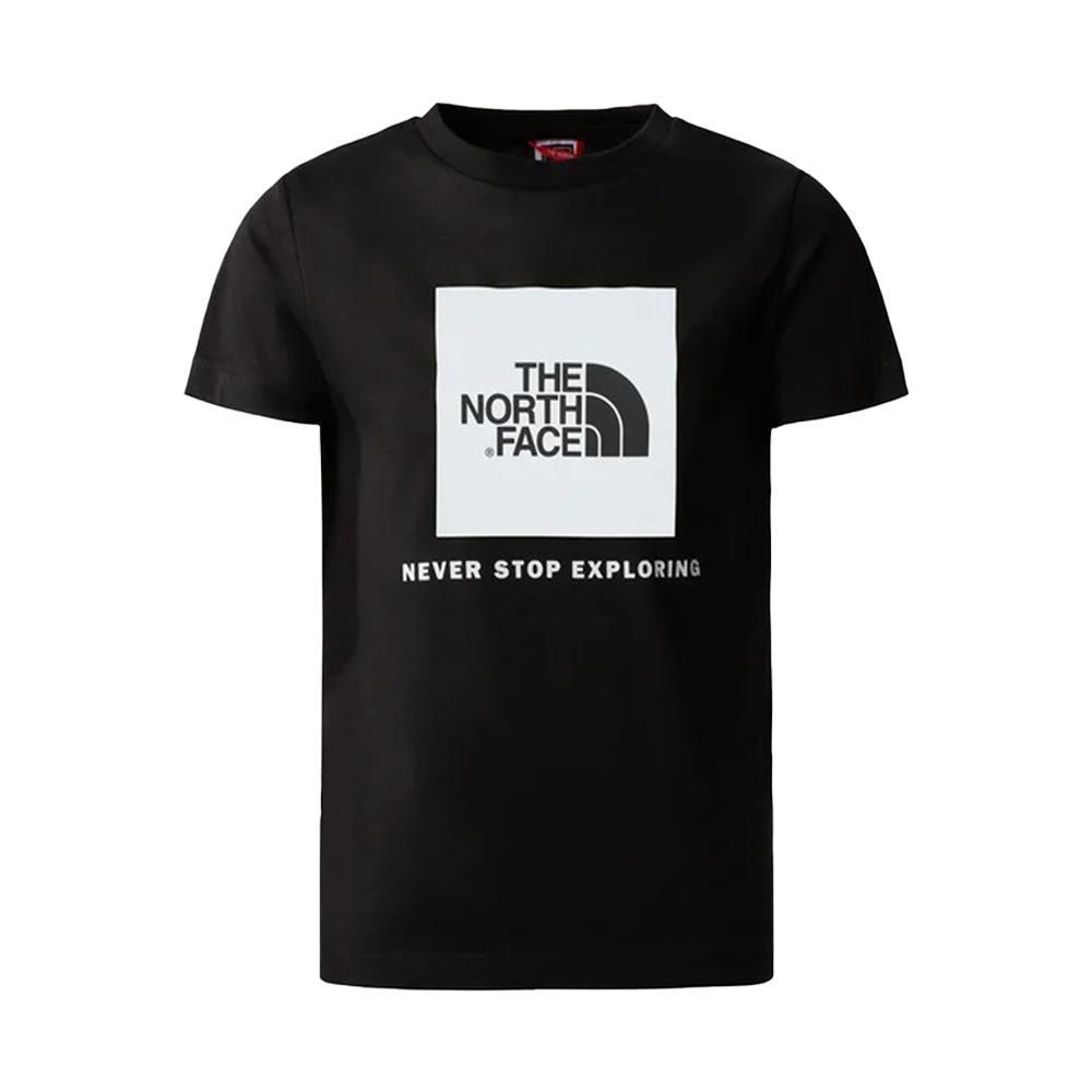 the north face t-shirt the north face. nero/bianco
