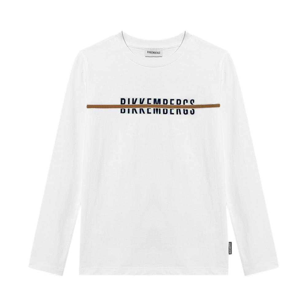 bikkembergs t-shirt bikkembergs. bianco