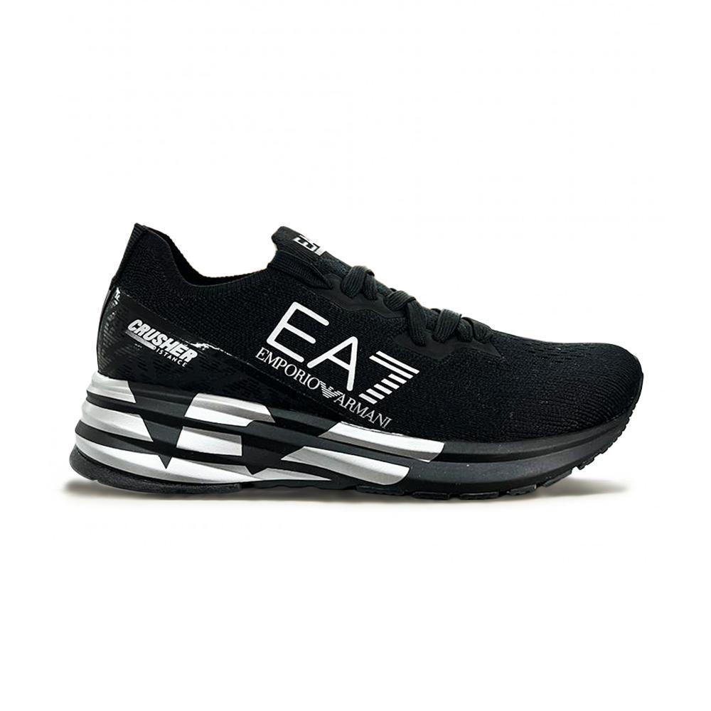 ea7 scarpe ea7. nero/argento