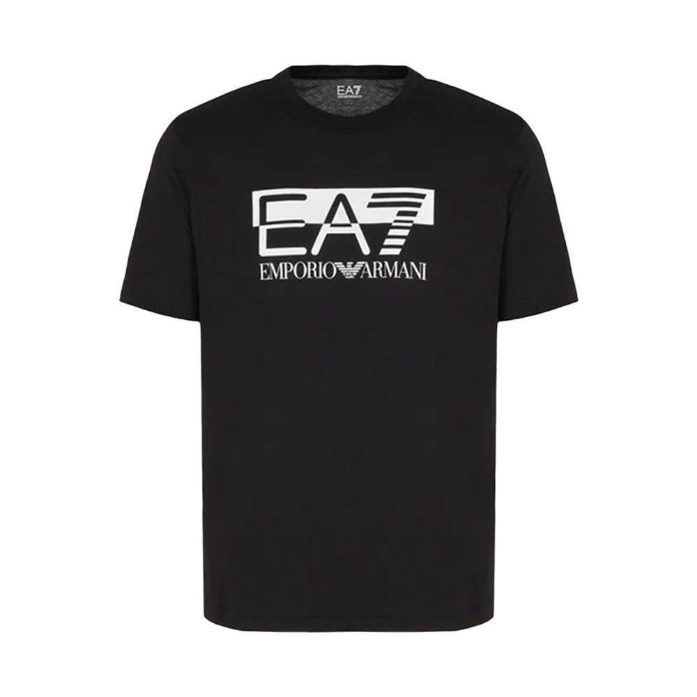 ea7 t-shirt ea7. nero/bianco