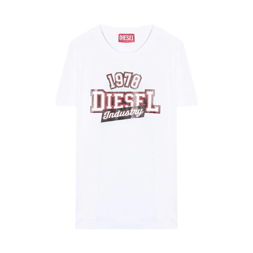 diesel t-shirt diesel. bianco
