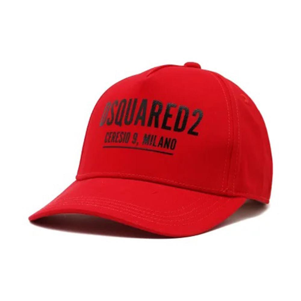 dsquared cappello dsquared. rosso