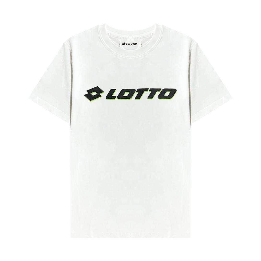 lotto t-shirt lotto. bianco