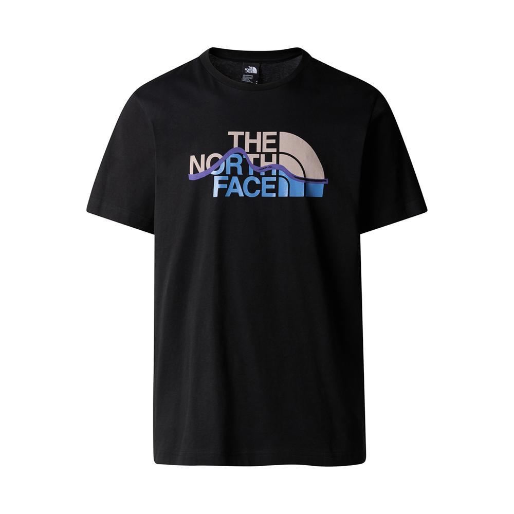the north face t-shirt the north face. nero