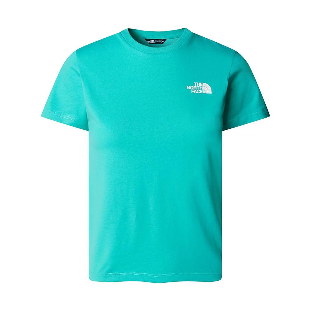 the north face t-shirt the north face. verde acqua
