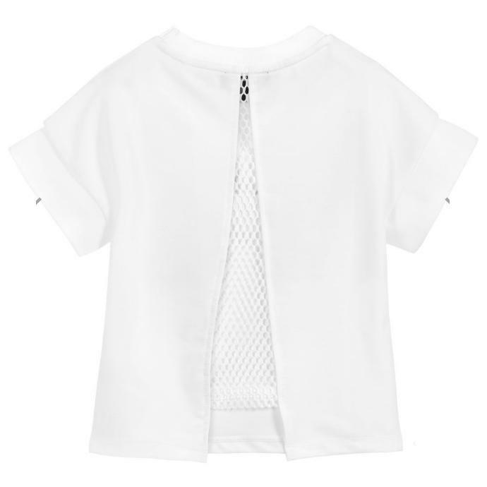 dkny dkny t-shirt  ragazza bianco d35q511