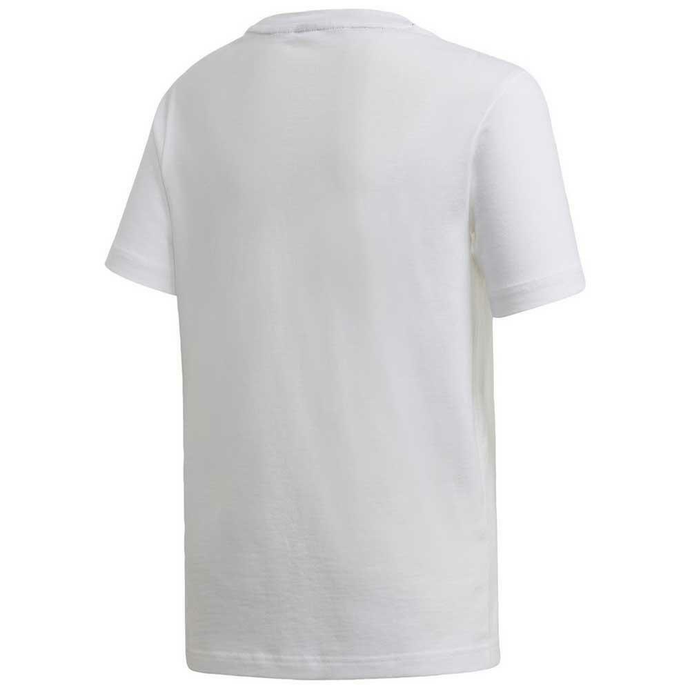 adidas adidas t-shirt bambino bianco logo rosso fq7722