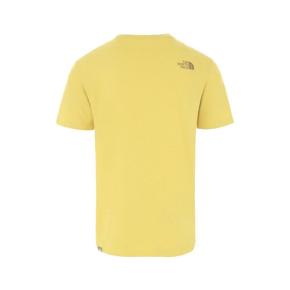 the north face the north face t-shirt uomo giallo nf00a3g2