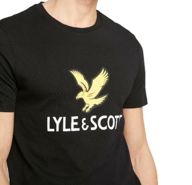 lyle&scott lyle&scott t-shirt bambino nero lsc0815