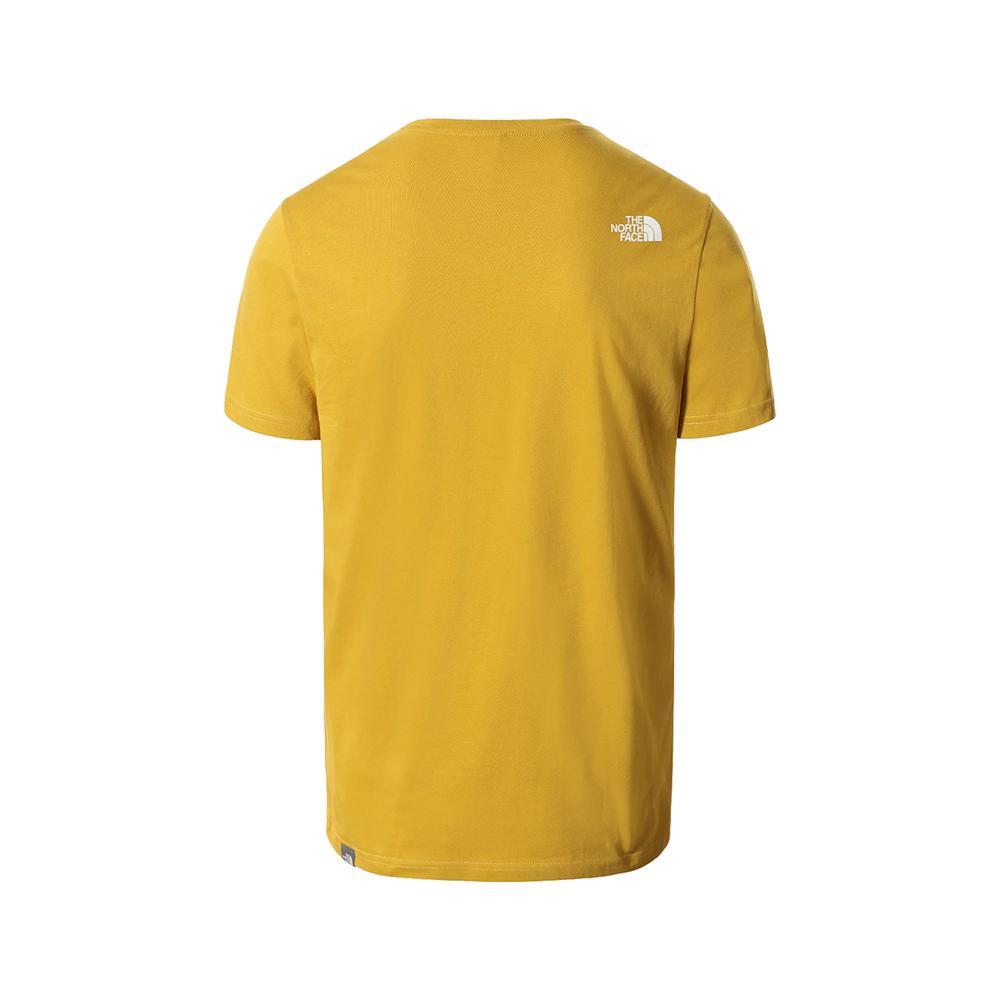 the north face the north face t-shirt uomo giallo  nf0a2tx5