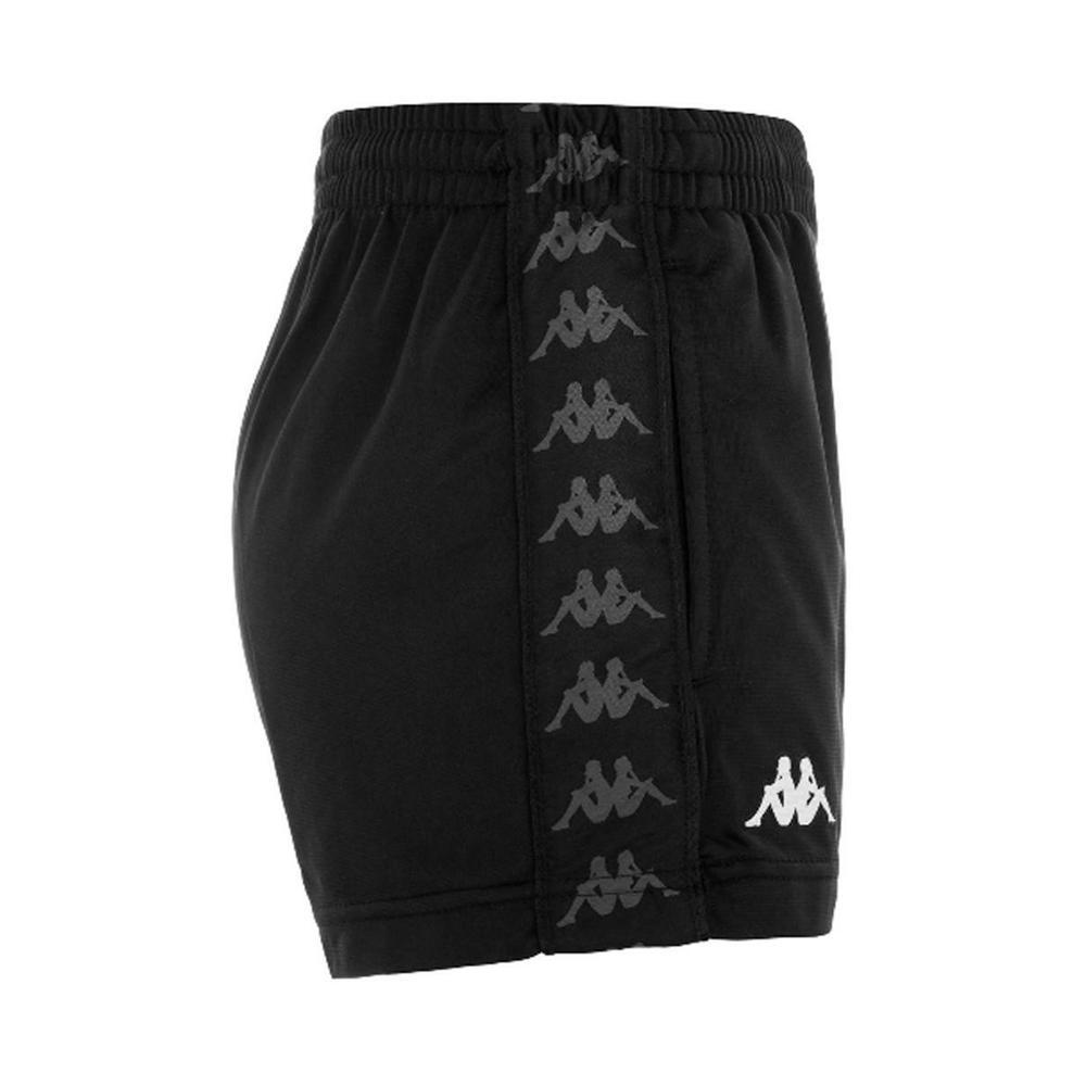 kappa shorts kappa. nero/bianco antico