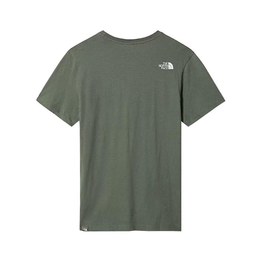 the north face t-shirt the north face. verde militare