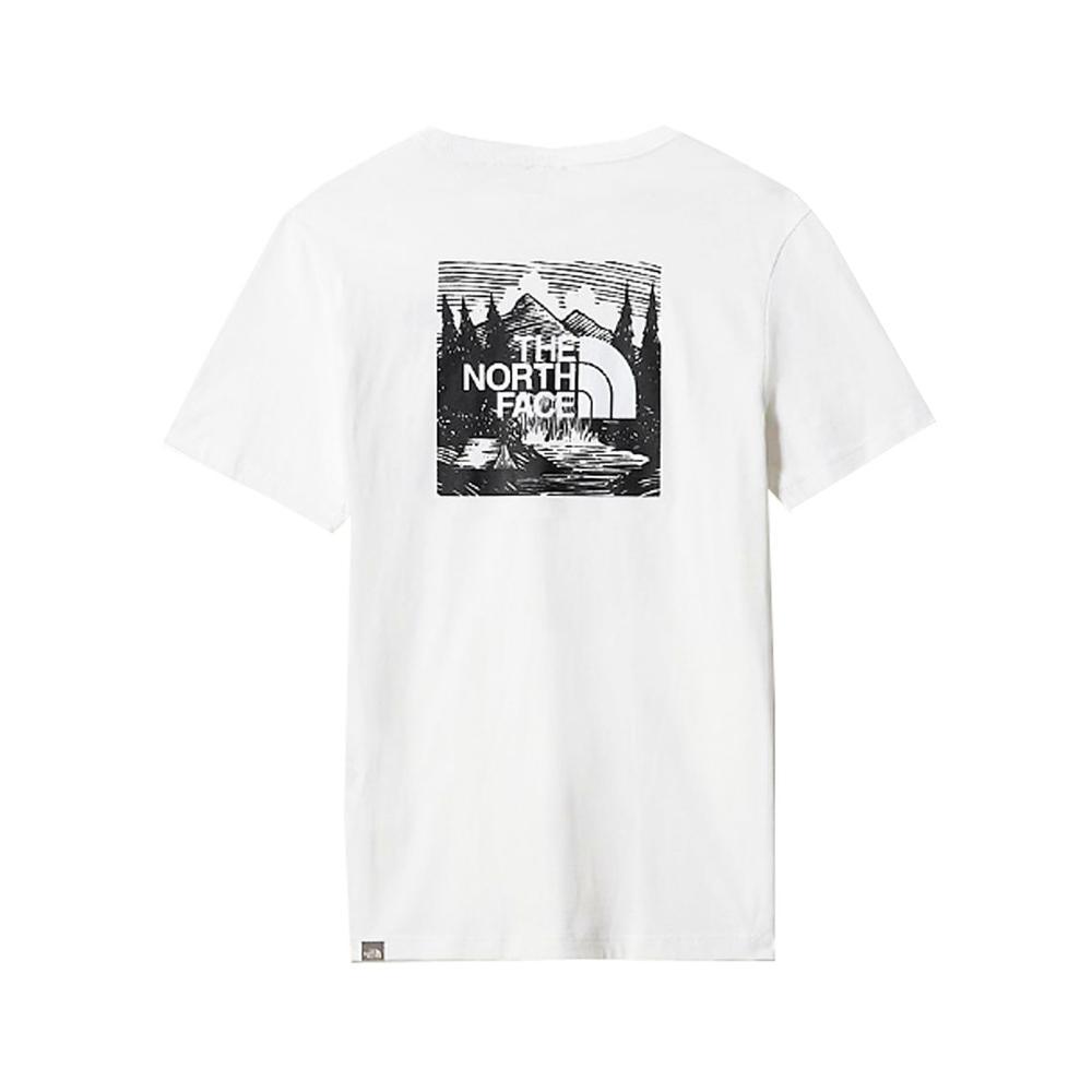 the north face t-shirt the north face. bianco/nero