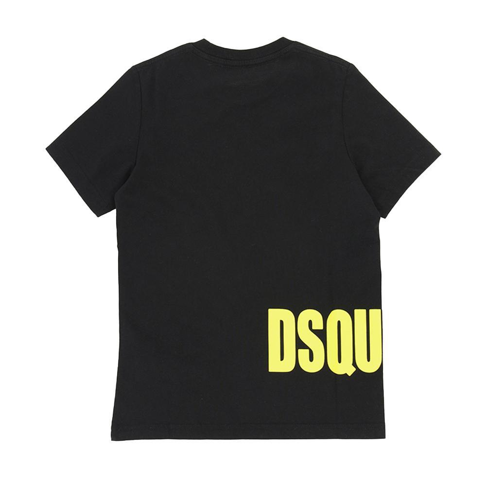 dsquared t-shirt dsquared. nero/giallo