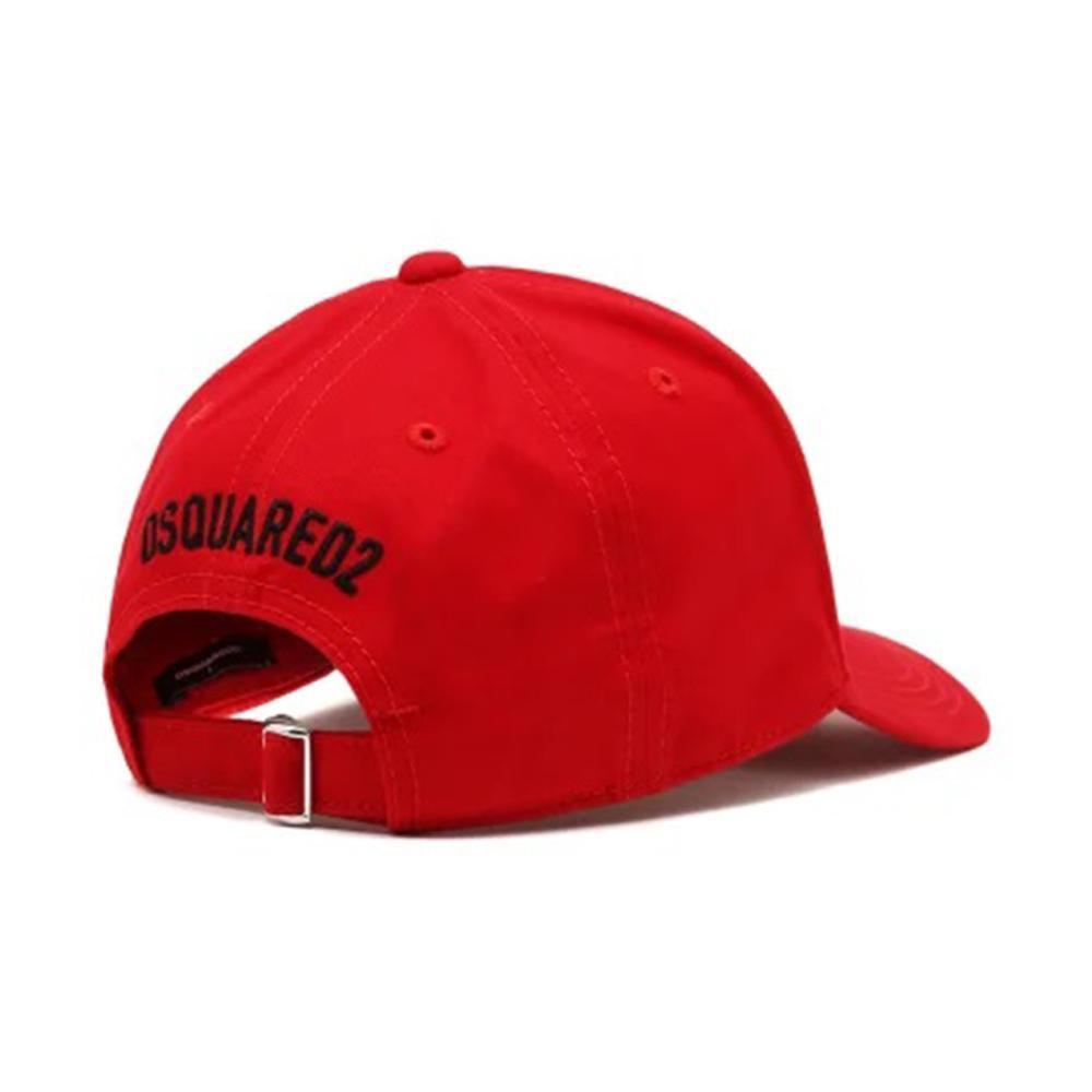 dsquared cappello dsquared. rosso
