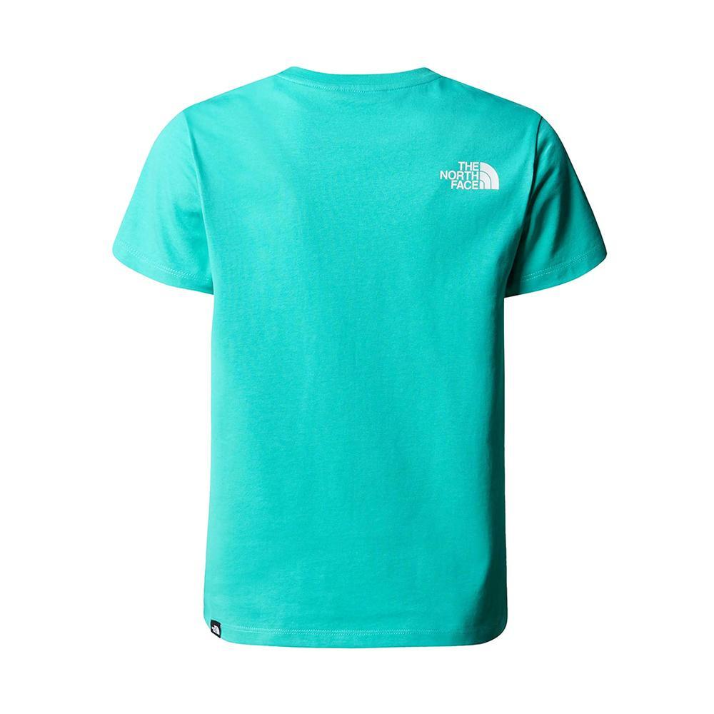 the north face t-shirt the north face. verde acqua