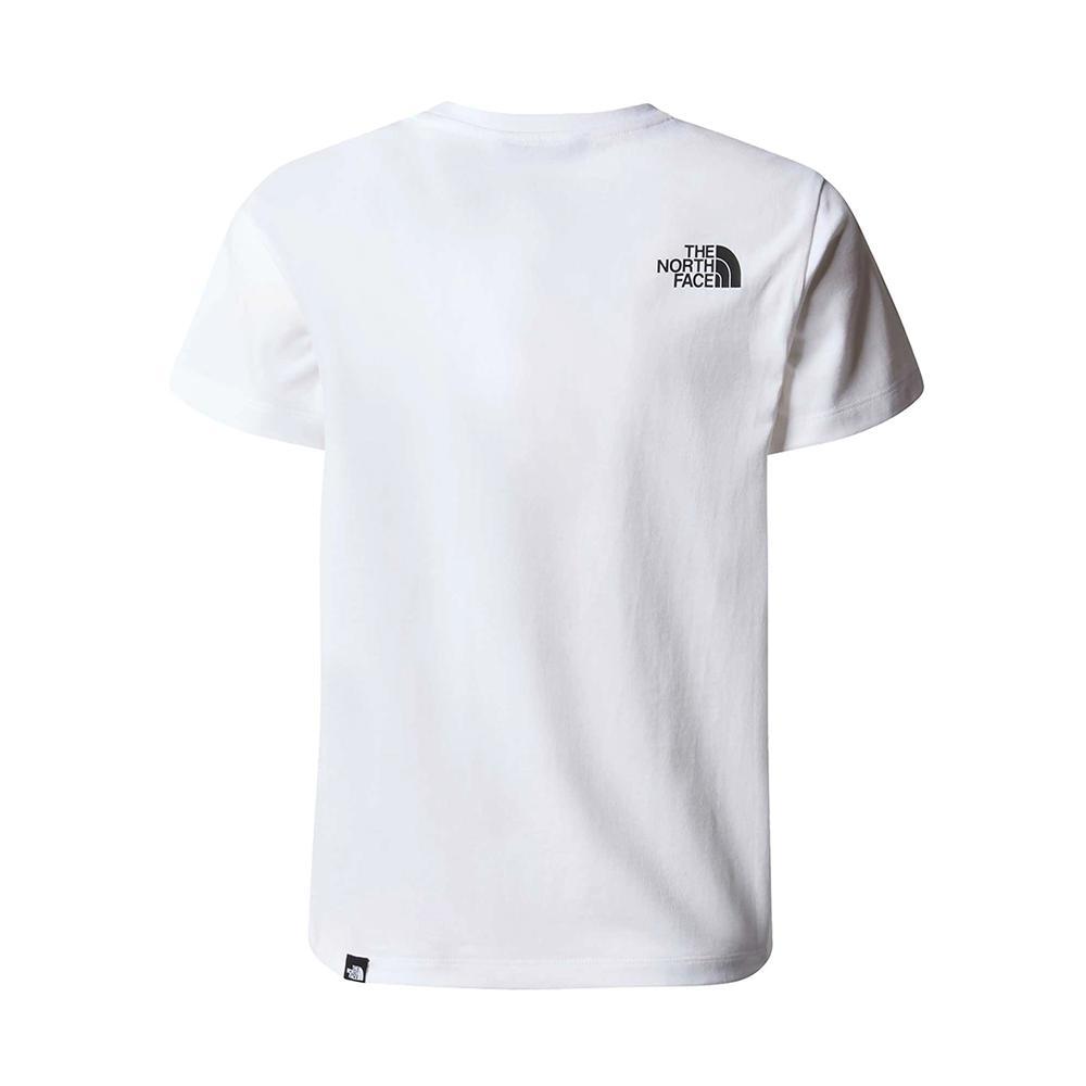 the north face t-shirt the north face. bianco