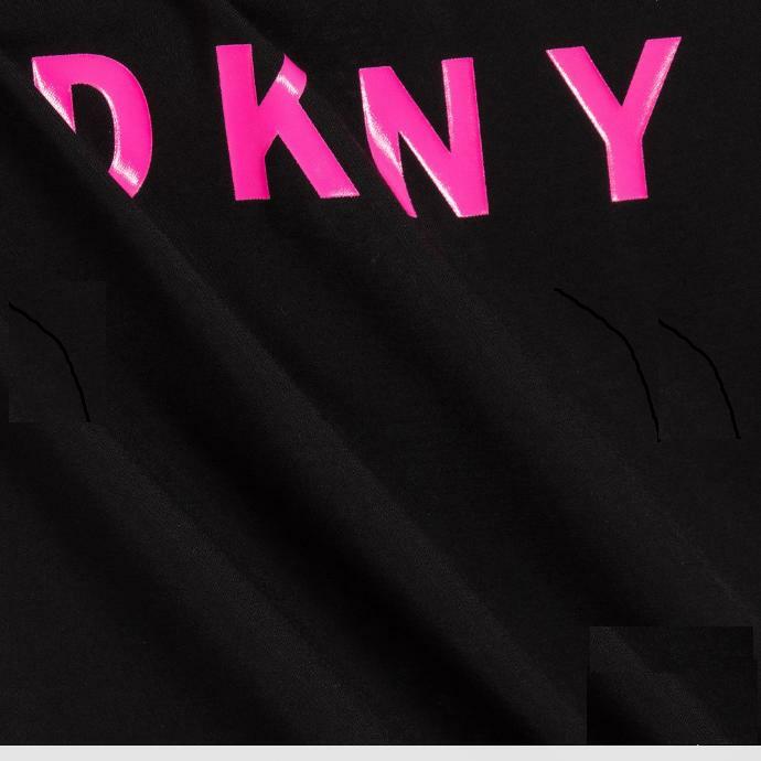 dkny dkny t-shirt ragazza nero d35q511