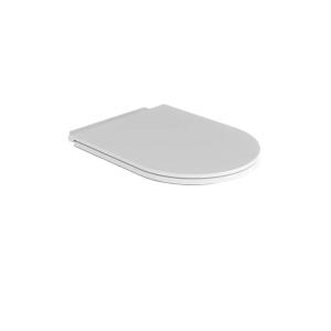 Sedile copri wc slim bianco con soft close cerniere cromo  mc2201es