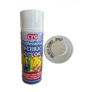 Smalto vernice spray  professional, bianco opaco ral 9010, 400 ml,  sw9010