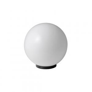 Diffusore a sfera per lampione lampioncino giardino  sfera acrilico base normale, diametro 250 mm, colore bianco. mao 1080201b