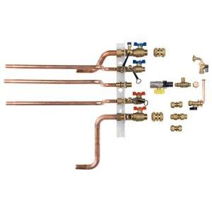 Set completo raccordi e valvole per collegamento idraulico pompa di calore  ekhymnt1a