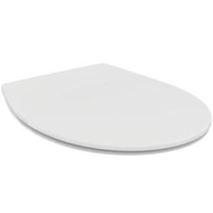 Sedile copri wc bianco quadro eurovit con cerniere in plastica  e131601