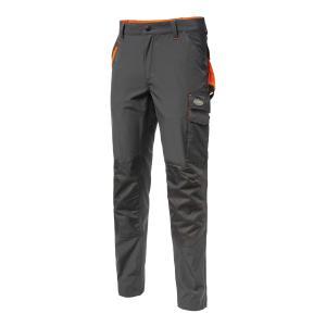 Pantaloni da lavoro tg. m con tasche stretch grigio 140 grammi  papete 2-m