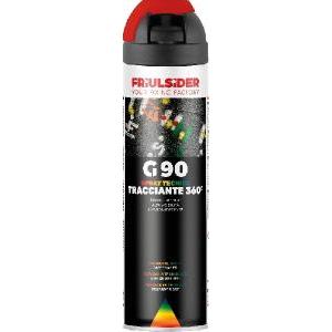 Marker spray tracciante 360 gradi fluo rosso 500ml
