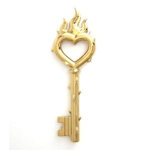 Chiave in porcellana passion key colore oro 52x17cm  10056
