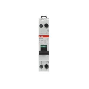 Interruttore magnetotermico automatico sn201 l c20 1p+n 4 5ka  sn201lc20