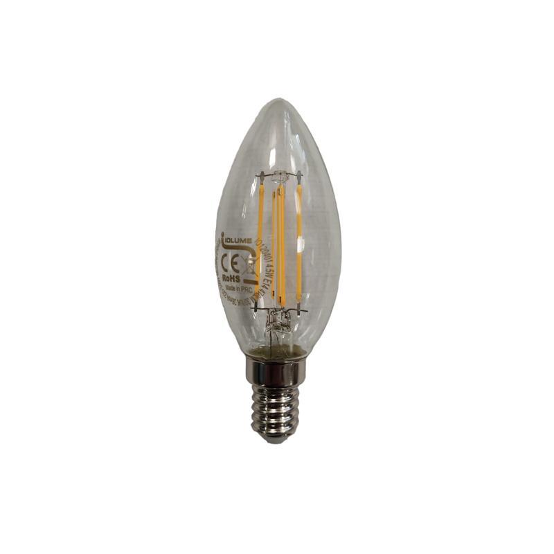 Lampadina a LED E14 IOLUME 4,5 W, 6500K, 470 lm, luce fredda