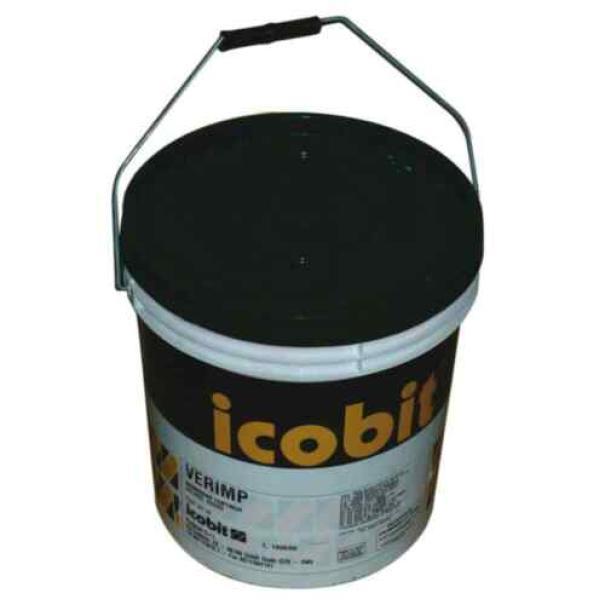 Guaina liquida impermeabilizzante ICOBIT VERIMP, nera, 20 kg, FRS 8195