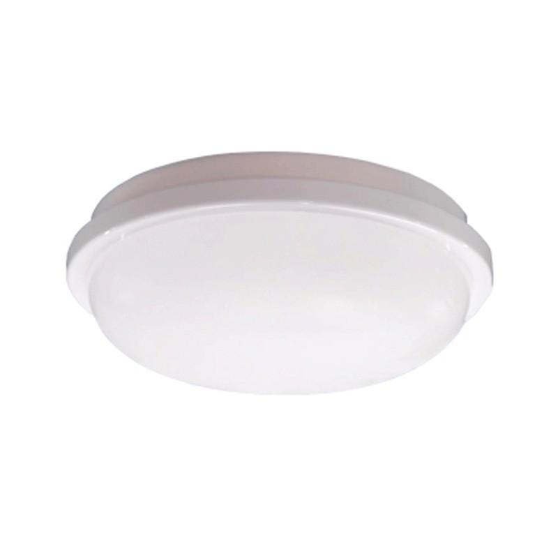 Plafoniera applique a parete o soffitto con lampada LED inclusa MARECO BELLATRIX, 20W, Colore luce bianca naturale 4000K, colore decorazione bianco.