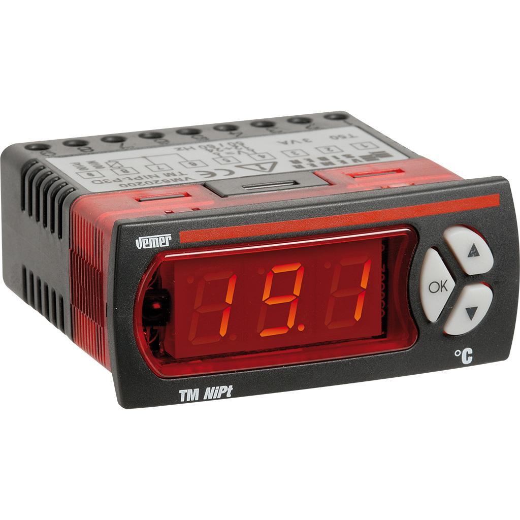 Termometro digitale da pannello TM NIPT-P3D 12-24 V AC/DC Vemer