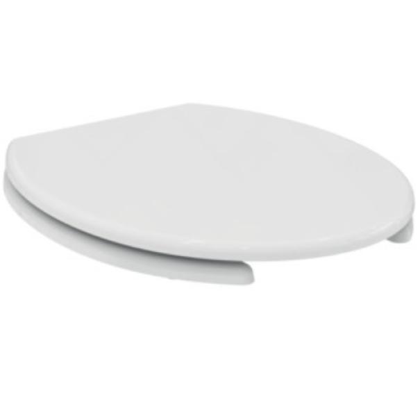 Sedile copri WC in legno plastificato completo bianco Ideal Standard J498601